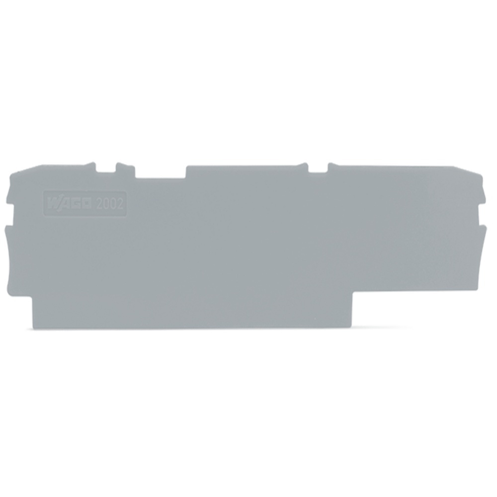 Wago Abschluss u. Zwischenplatte 2002-1591