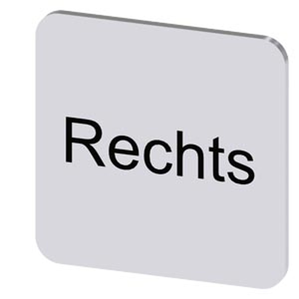 Siemens Bezeichnungsschild 3SU1900-0AF81-0AH0