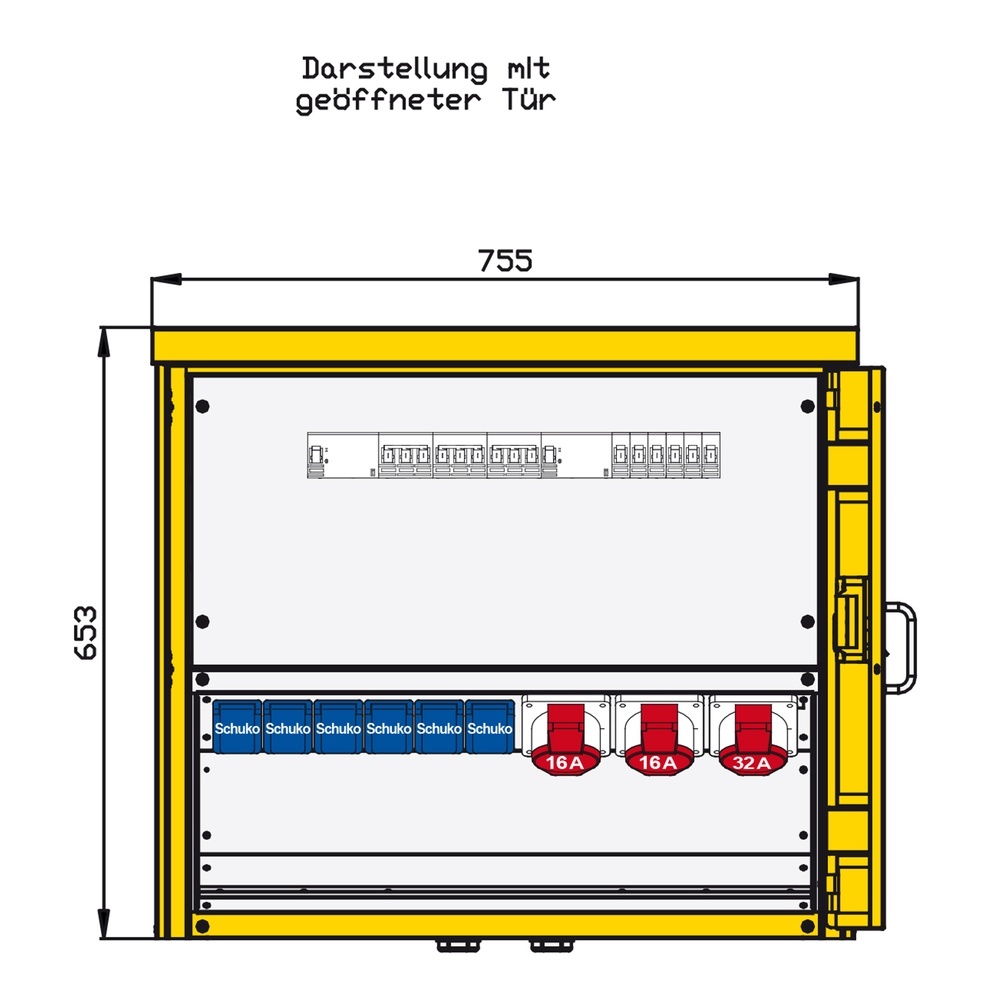 Walther-Werke Aufputzverteiler 8AP75500