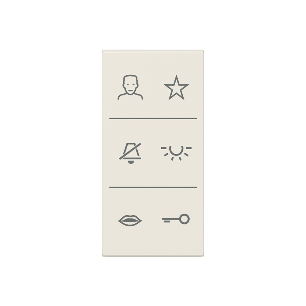 Jung Design-Cover Audio Symbole SI V6 A DC W