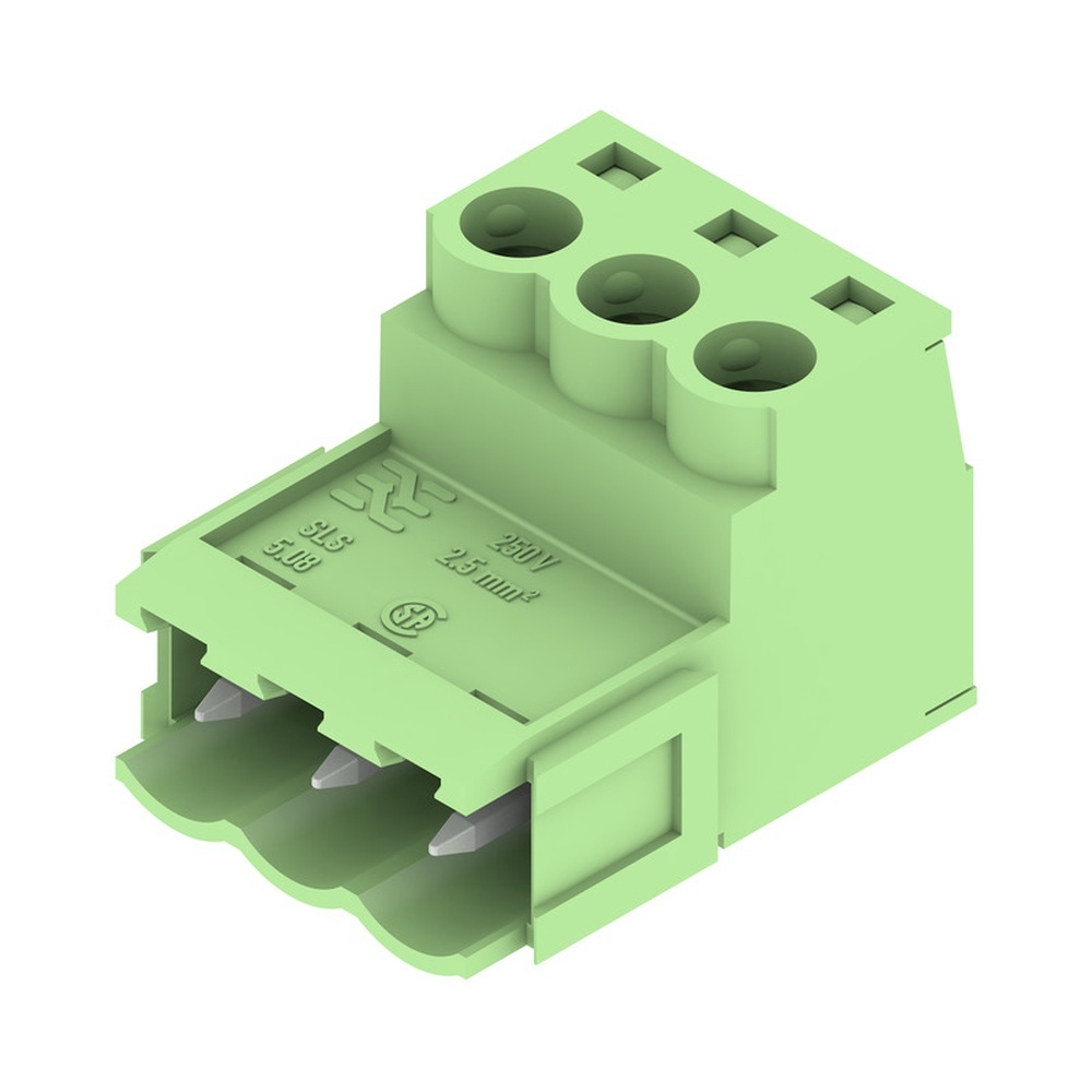 Weidmüller Leiterplattensteckverbinder 2123720000 Typ SLS 5.08/03/180B SN GN BX