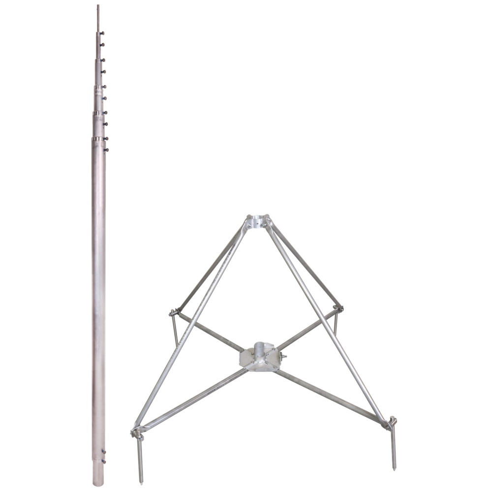 Dehn + Söhne Teleskopfangstange Set 105714 Typ FS T D50 7 8M AL VBS RA680 V2A