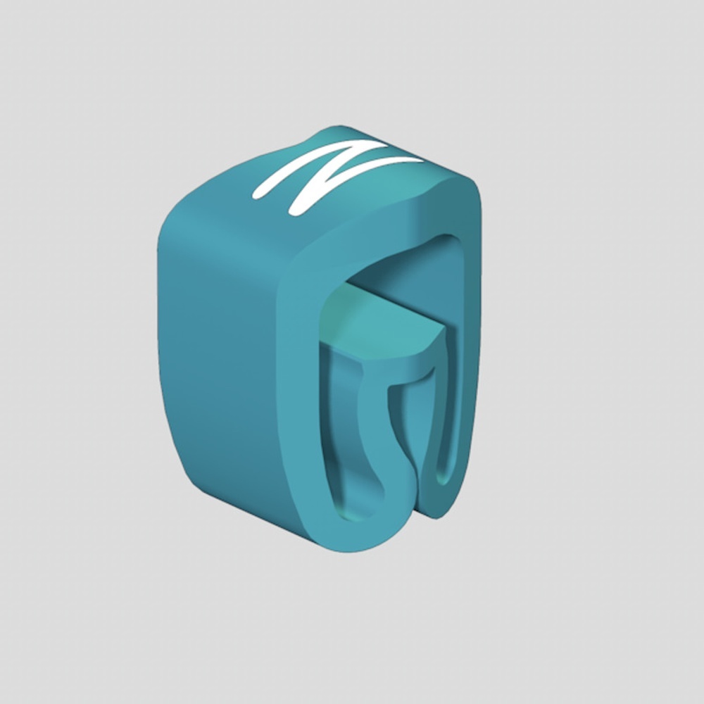 Weidmüller Kabelmarkierungssystem 1568251664 Typ CLI C 1-3 BL/WS N CD