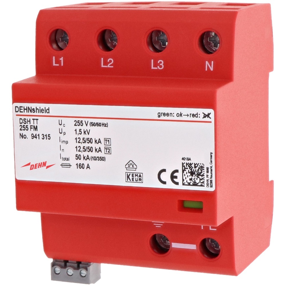 Dehn + Söhne Kombiableiter 941315 Typ DSH TT 255 FM