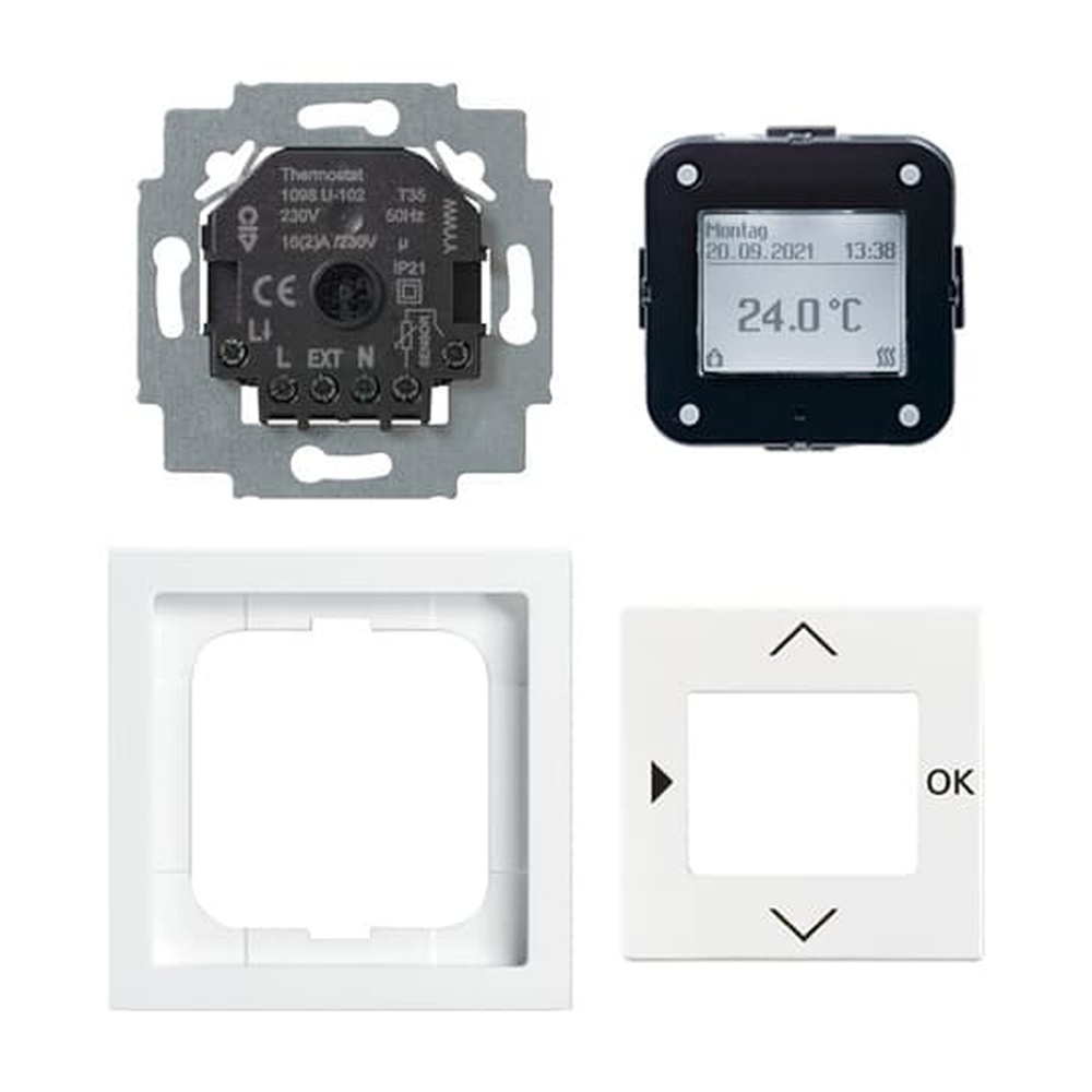 Busch-Jaeger Raumtemperaturregler Set 1098 UJ-84 Nr. 2CKA001032A0523