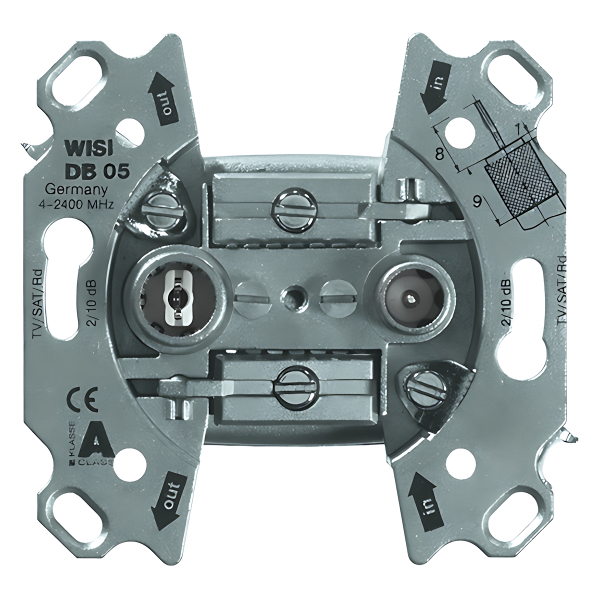 Peha Antennen Steckdose 00930191 Typ D 1921 G O.A.