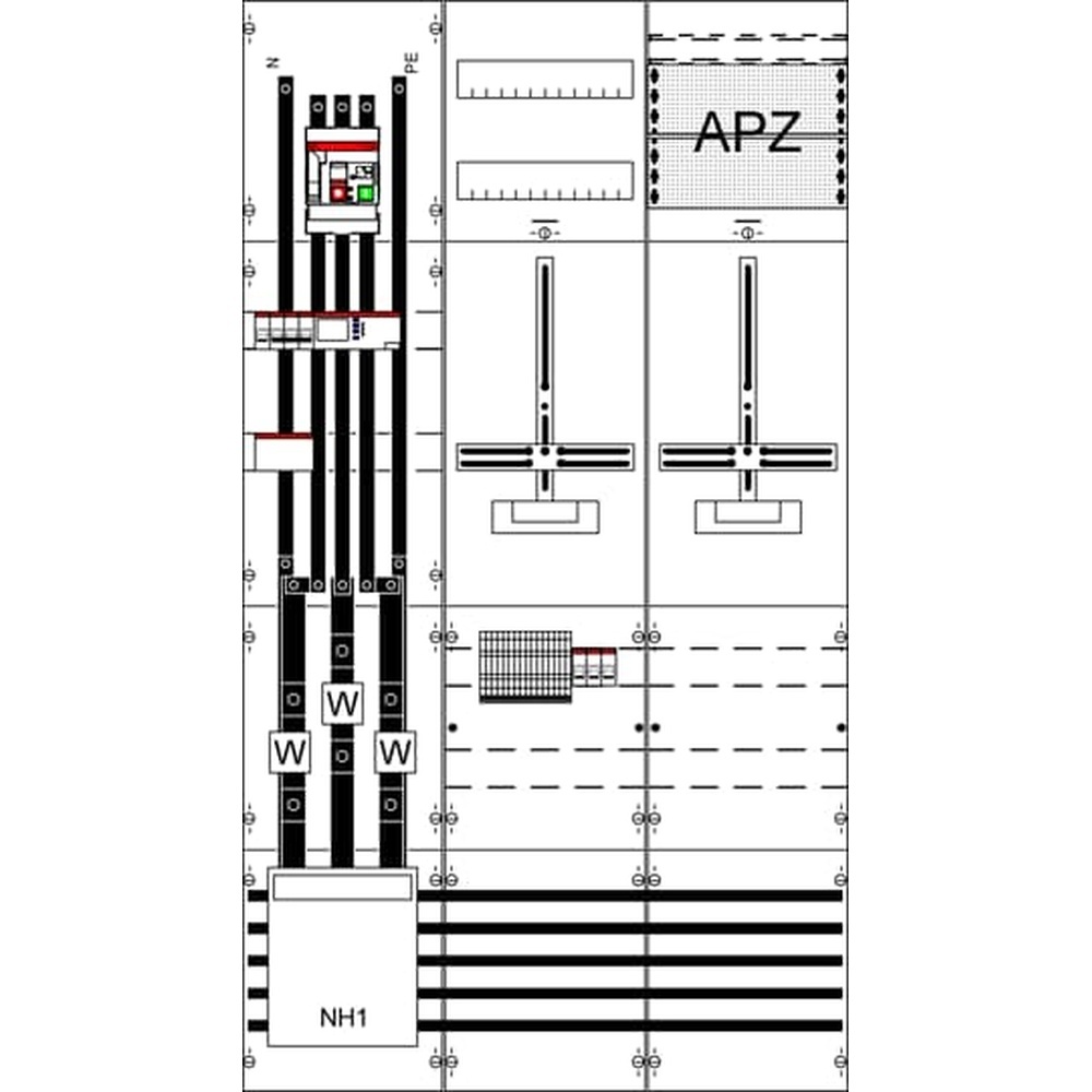 Striebel & John Mess Wandlerfeld 2CPX056023R9999 Typ WF39EW12