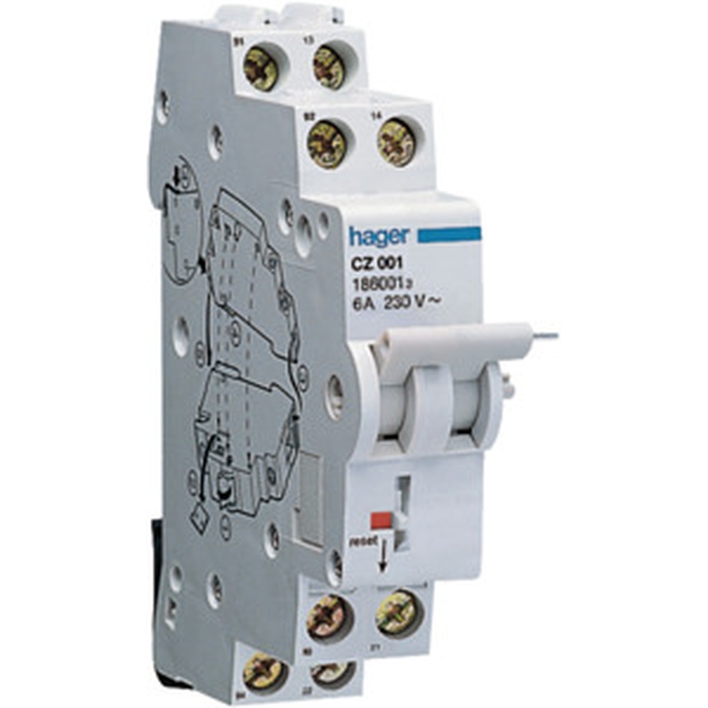 Hager Kontakt für FI-Schalter CZ001