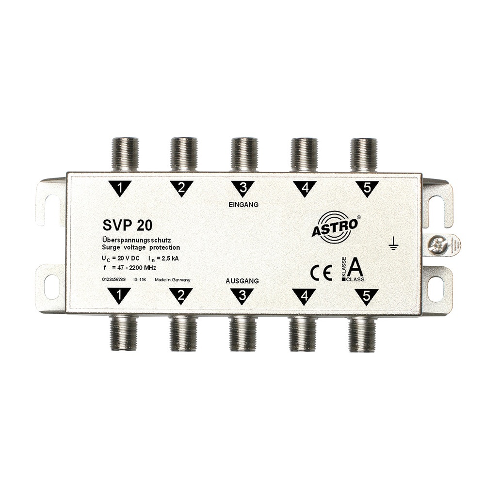 Astro Bit Überspannungsschutz 5-fach 310121 Typ SVP 20