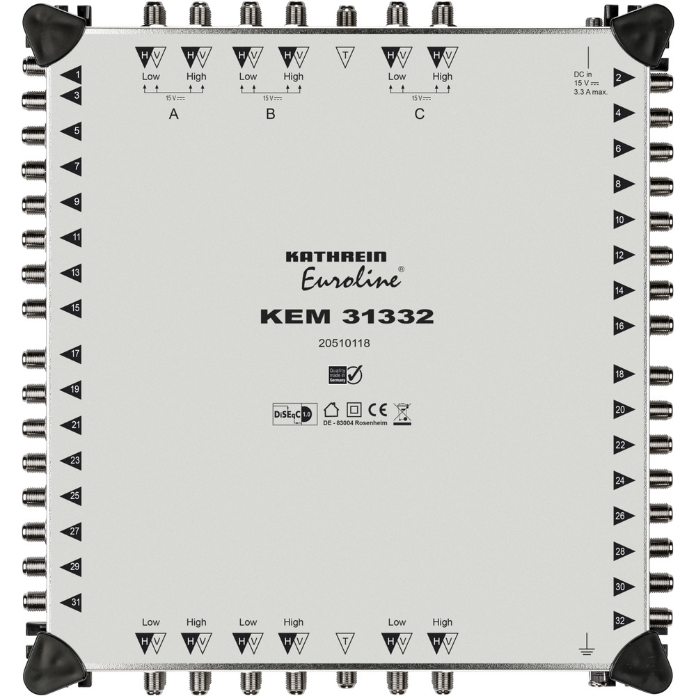 Kathrein Multischalter 20510118 Typ KEM31332