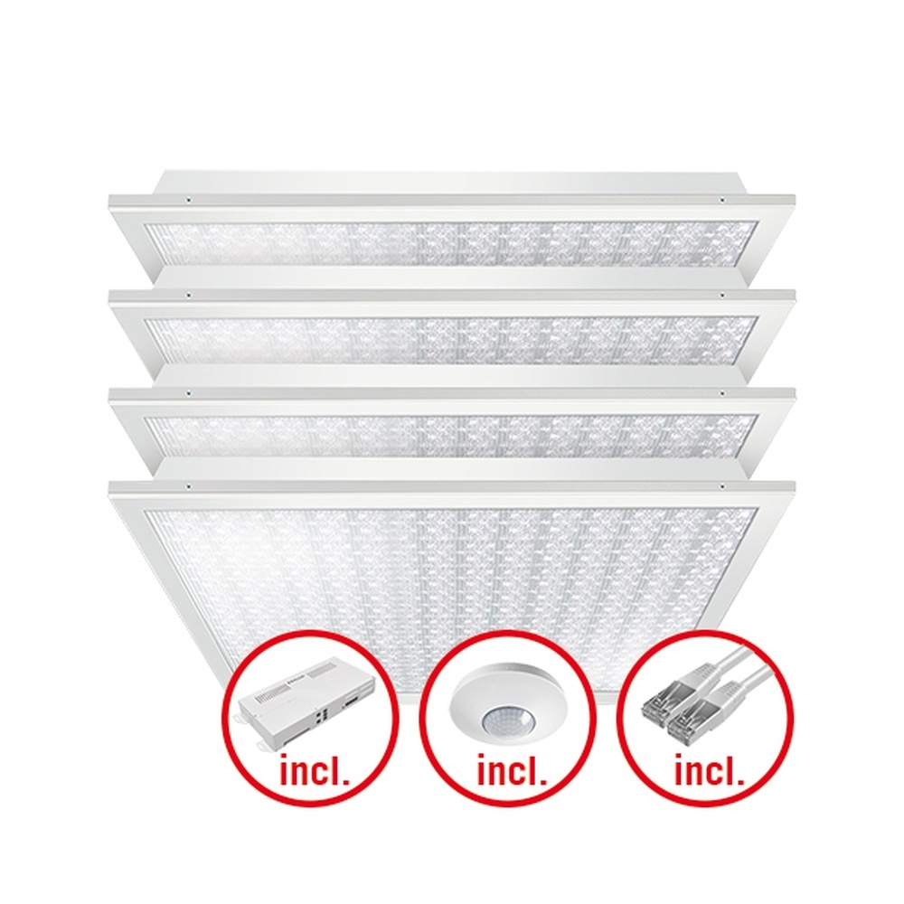 ESYLUX Lichtsystem EQ10132445 Typ QUADRO-SET CELINE-2 600 DDP TR 840 IR ELC