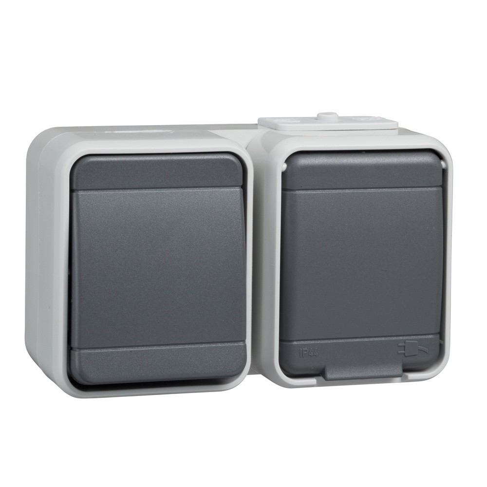 Elso Universalschalter mit Steckdose 448639