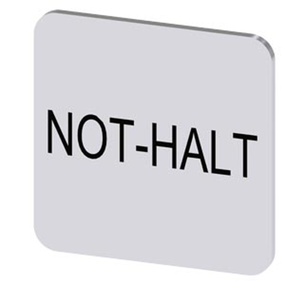 Siemens Bezeichnungsschild 3SU1900-0AF81-0AT0