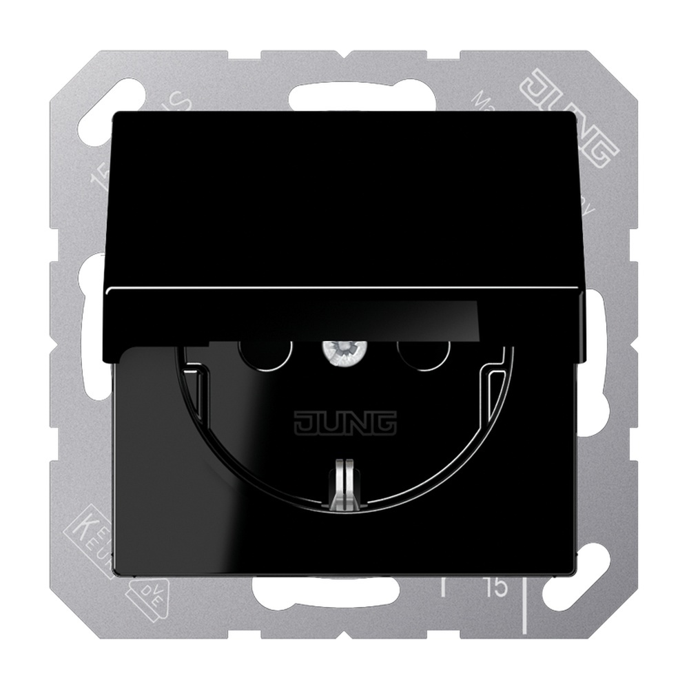 Jung Schutzkontakt Steckdose A 1520 BFKIKL SW