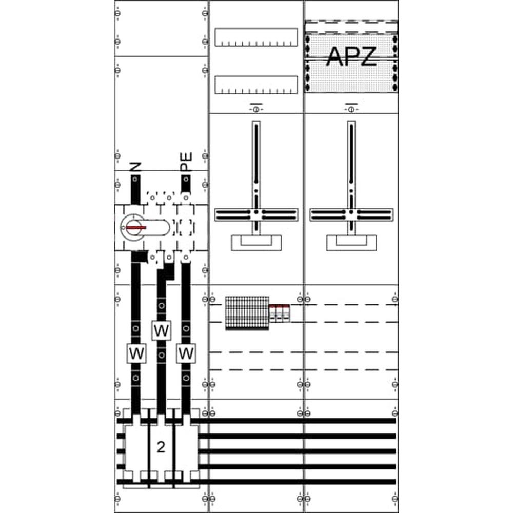 Striebel & John Mess Wandlerfeld 2CPX056028R9999 Typ WF39KW16