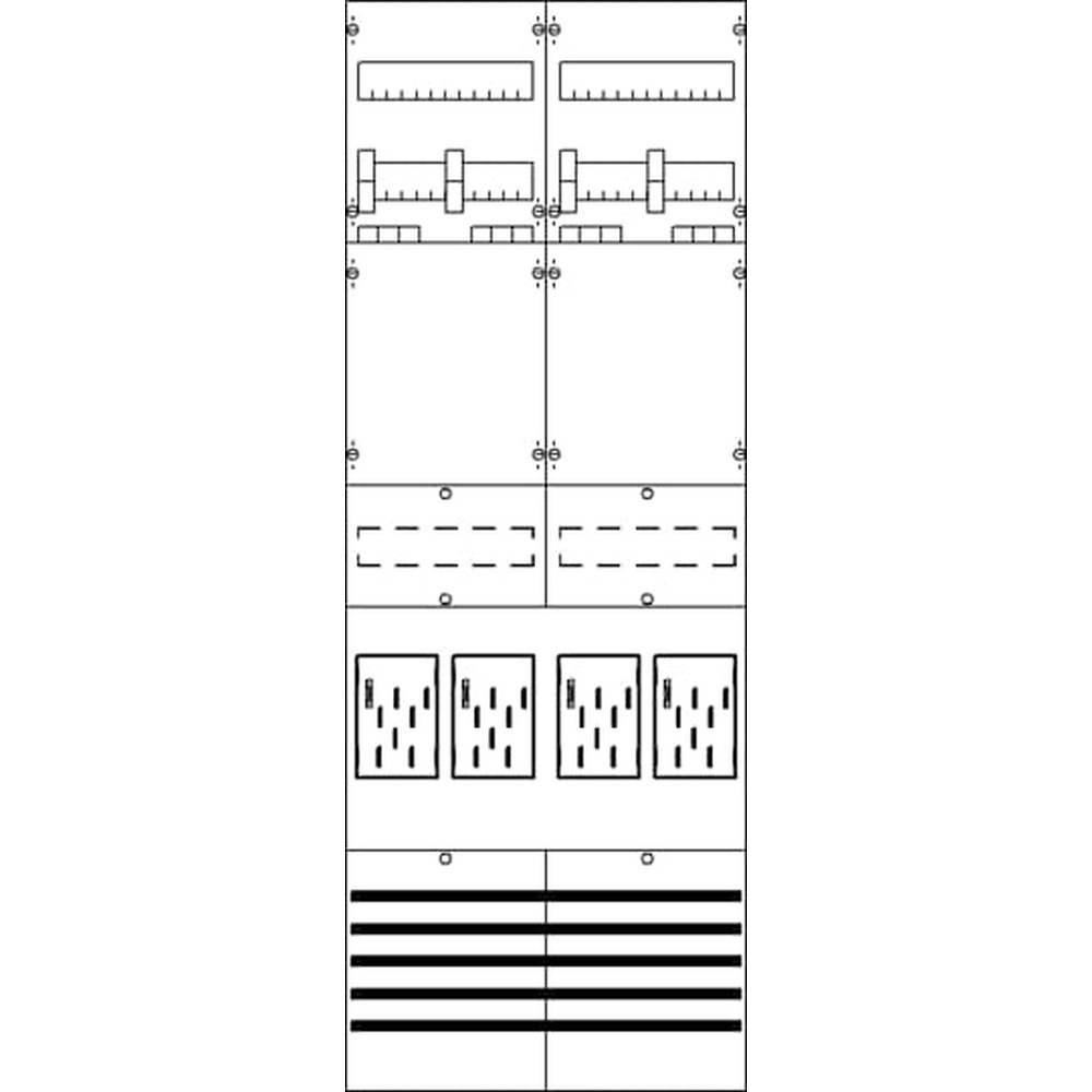 Striebel & John Zählerkomplettfeld 2CPX054174R9999 Typ BF29A4XAY