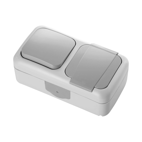 HHG Steckdose m. Wippschalter 92551281 Nr. 92551281