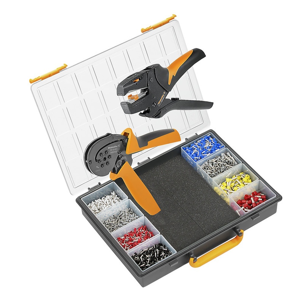 Weidmüller Sortimentskasten bestückt 1542250000 Typ CRIMPSET PZ 10 HEX