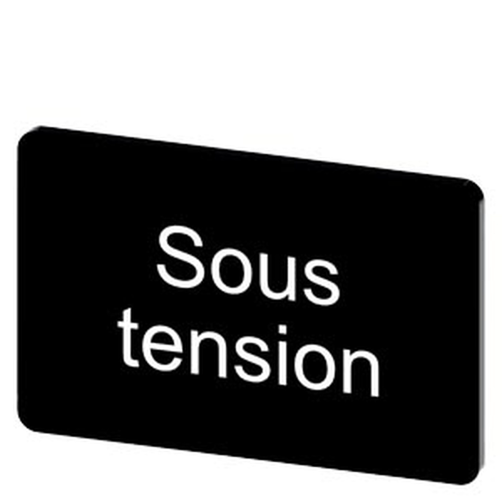 Siemens Bezeichnungsschild 3SU1900-0AD16-0GS0