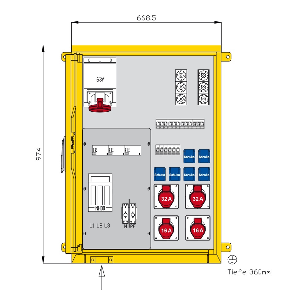 Walther-Werke Aufputzverteiler WAP0430