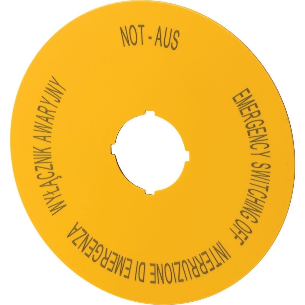 Eaton Schild 167641 Typ M22-XAK5