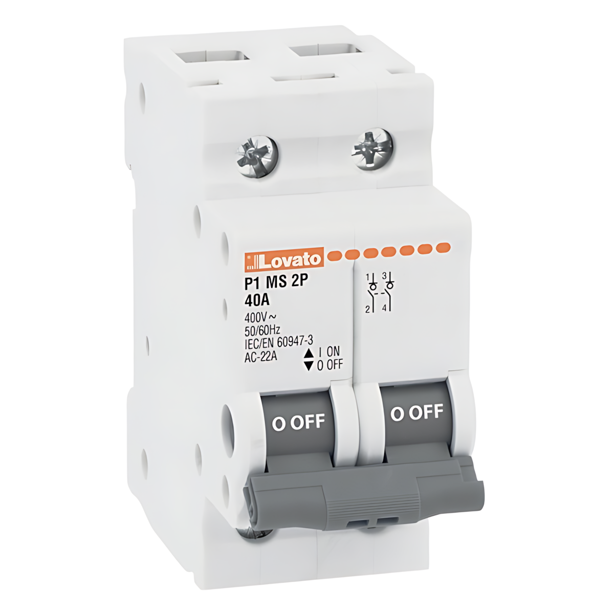 Lovato Modularer Lasttrennschalter P1MS2P040