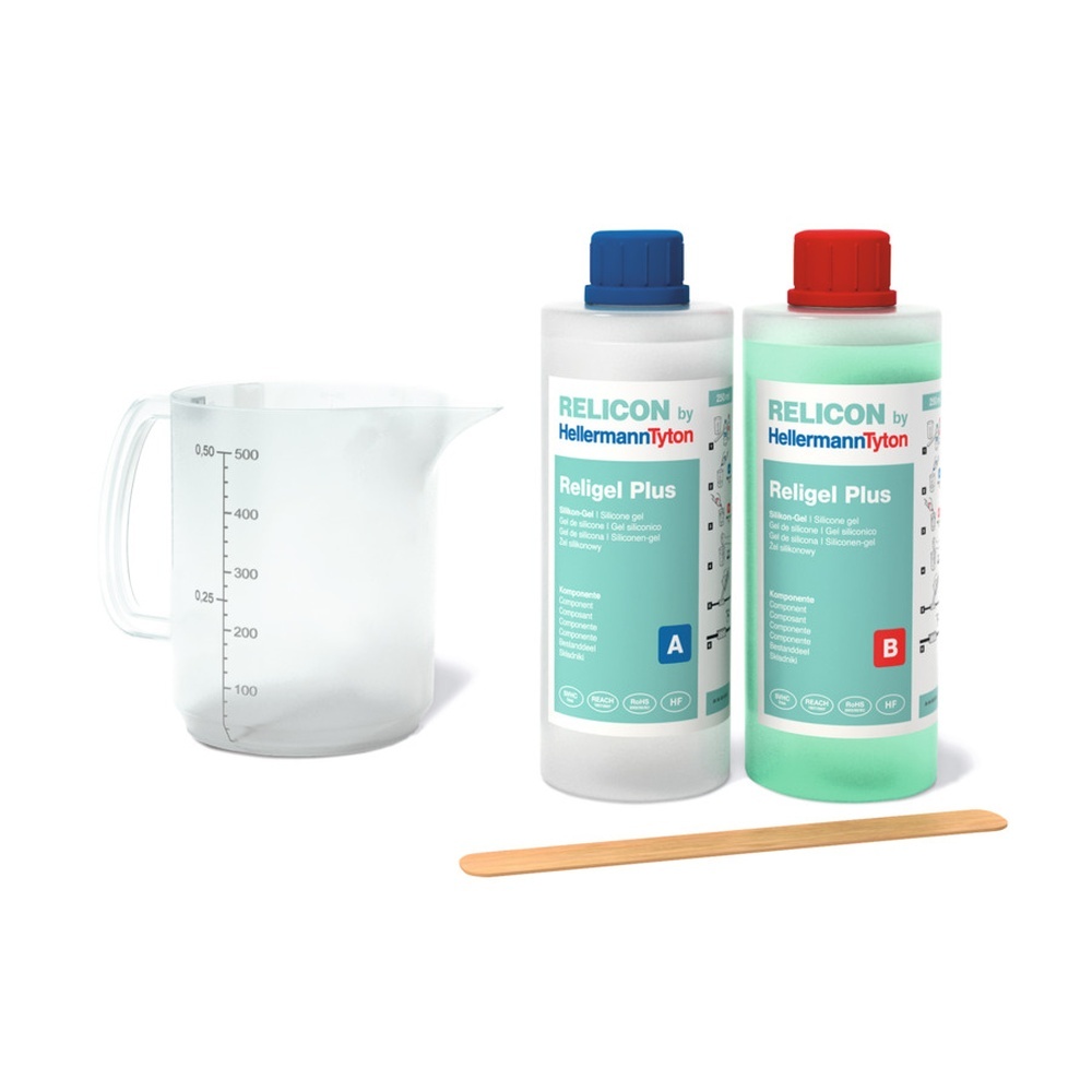 Hellermann 2K Gießharz 435-00756 Typ Religel Plus 500-SIG-CL/GN