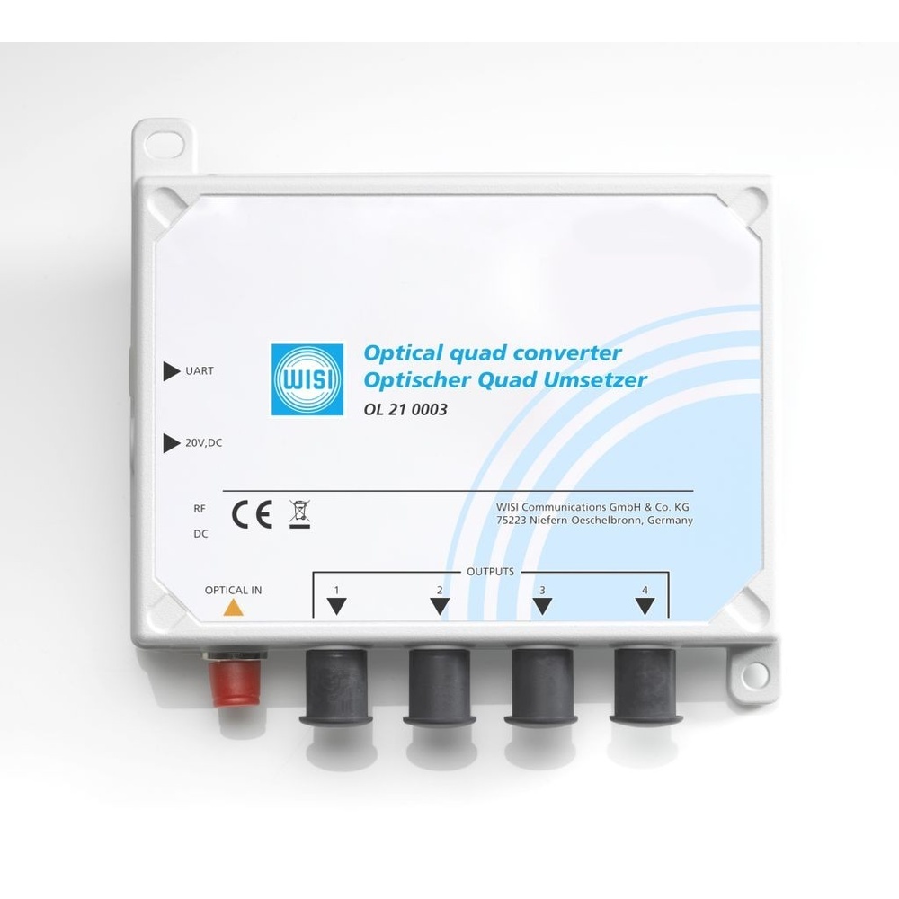 Wisi Optischer Quad Umsetzer 74380 Typ OL210003