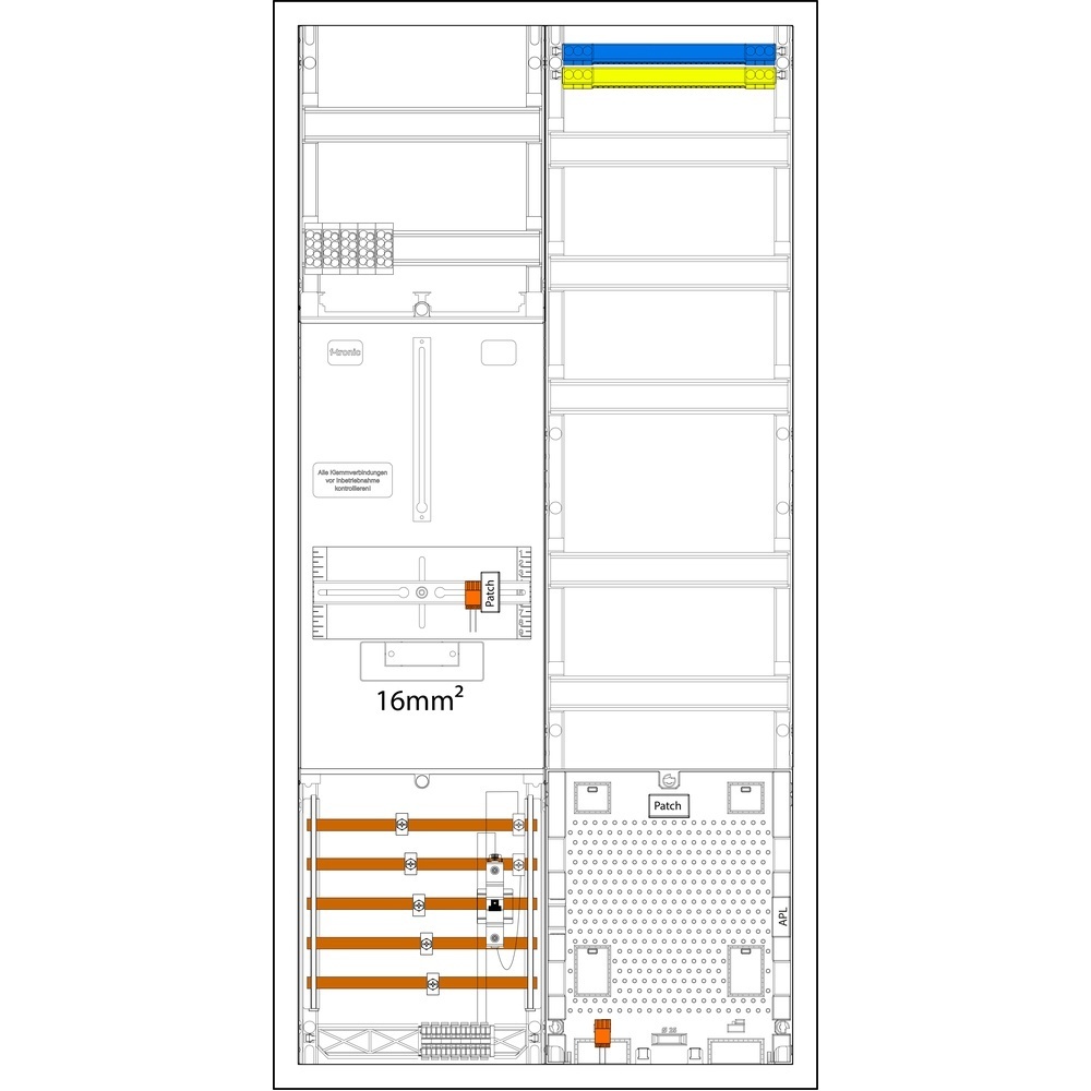 f-tronic Komplettschrank 7190211 Typ 3HZ721APZB6-16
