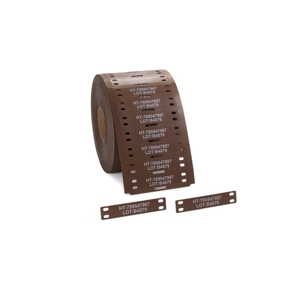 Hellermann Kennzeichnungsschild 556-80523 Typ TAGPU15X75-4-PUR-BN