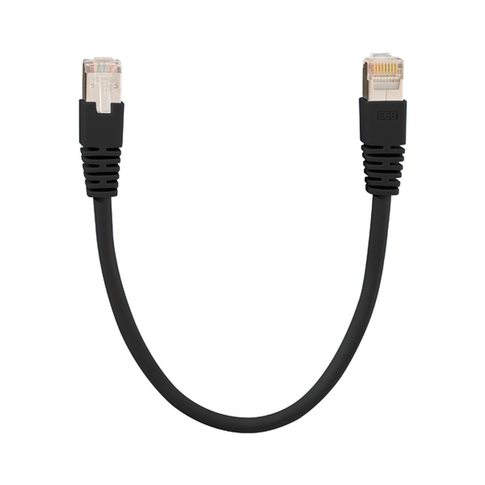 Rutenbeck Patchkabel 23510210 Typ PK Cat.6A iso U 6 kV HF 1,0 m sw