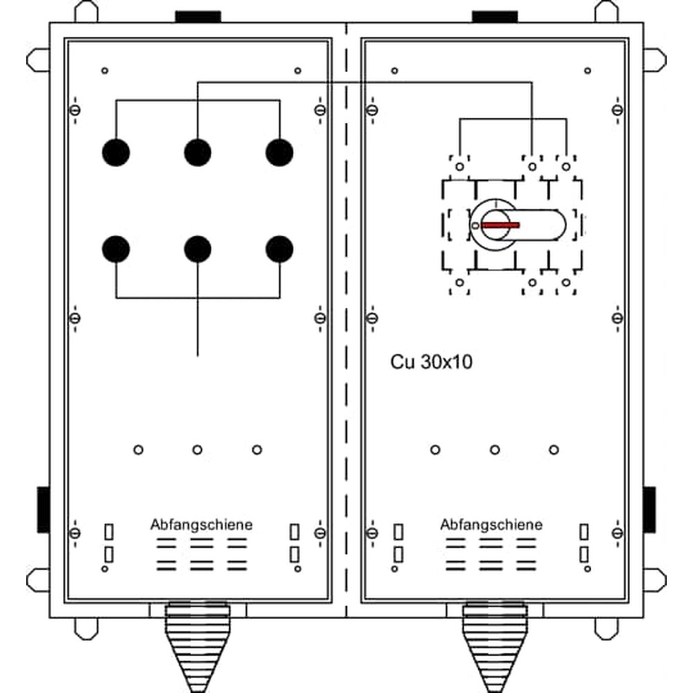 Striebel & John Wandlerschrank 2CPX032963R9999 Typ KS4025