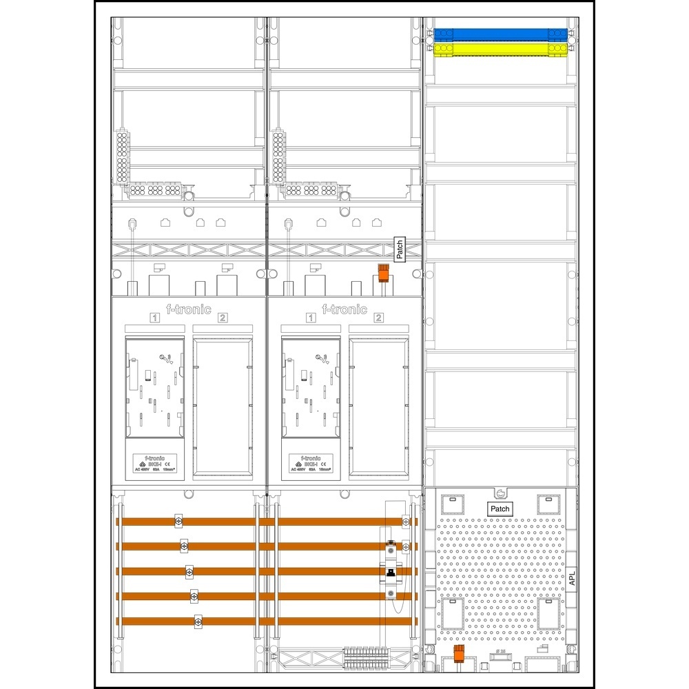 f-tronic Komplettschrank 7195591 Typ EHZ732APZB6