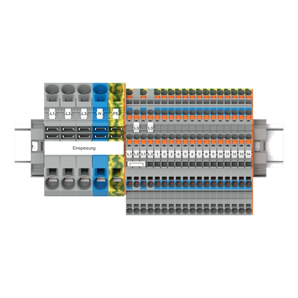 Wago TOPJOB®S Hauptverteiler Set FI/LS 821-110