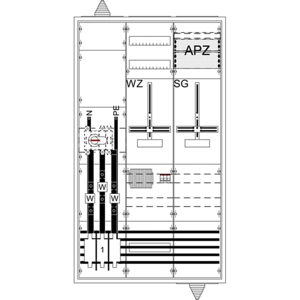 Striebel & John Komplettfeld 2CPX056144R9999 Typ WG39KK41