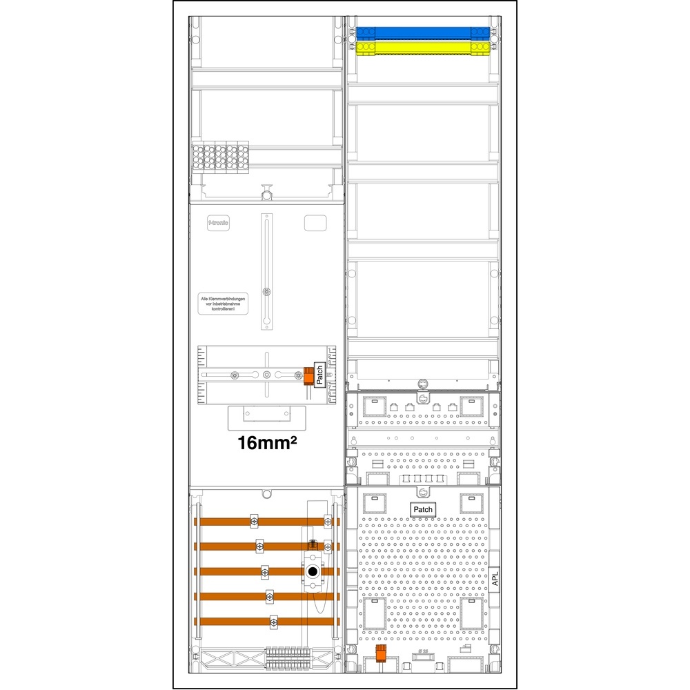 f-tronic Sammelschienenklemmen 7190207 Typ 3HZ721APZRFZD01-16