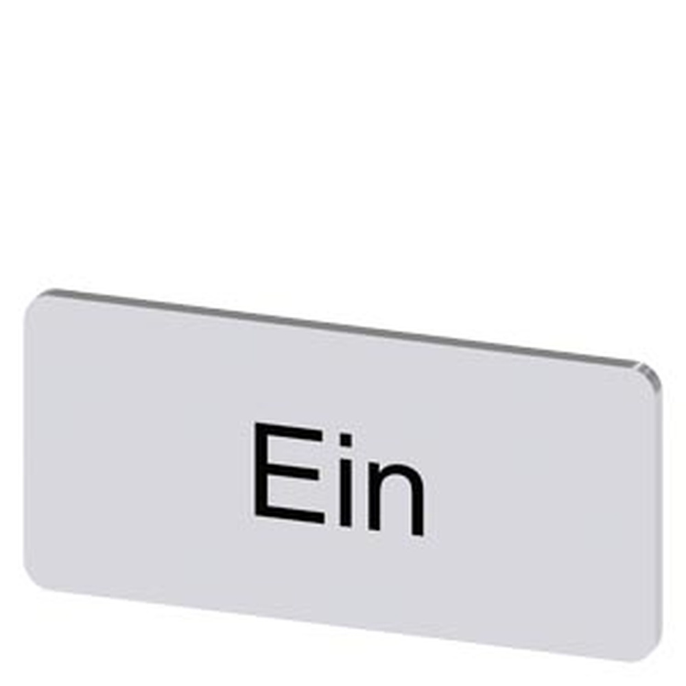 Siemens Bezeichnungsschild 3SU1900-0AC81-0AB0