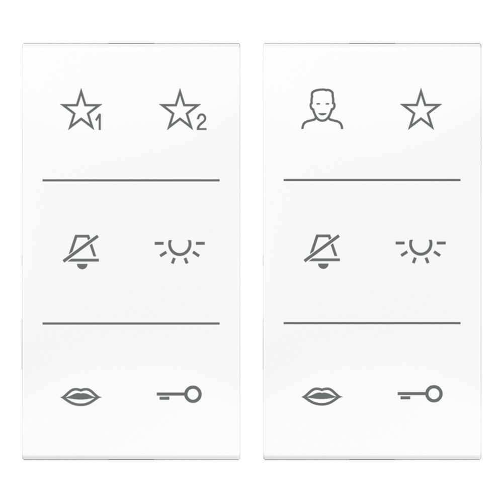 Jung Beschriftungsfolie SI AV 6 CD