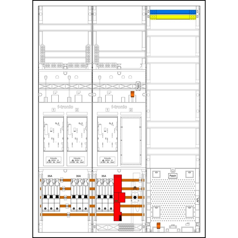 f-tronic Komplettschrank 7195809 Typ EHZ733APZ35D01ÜS