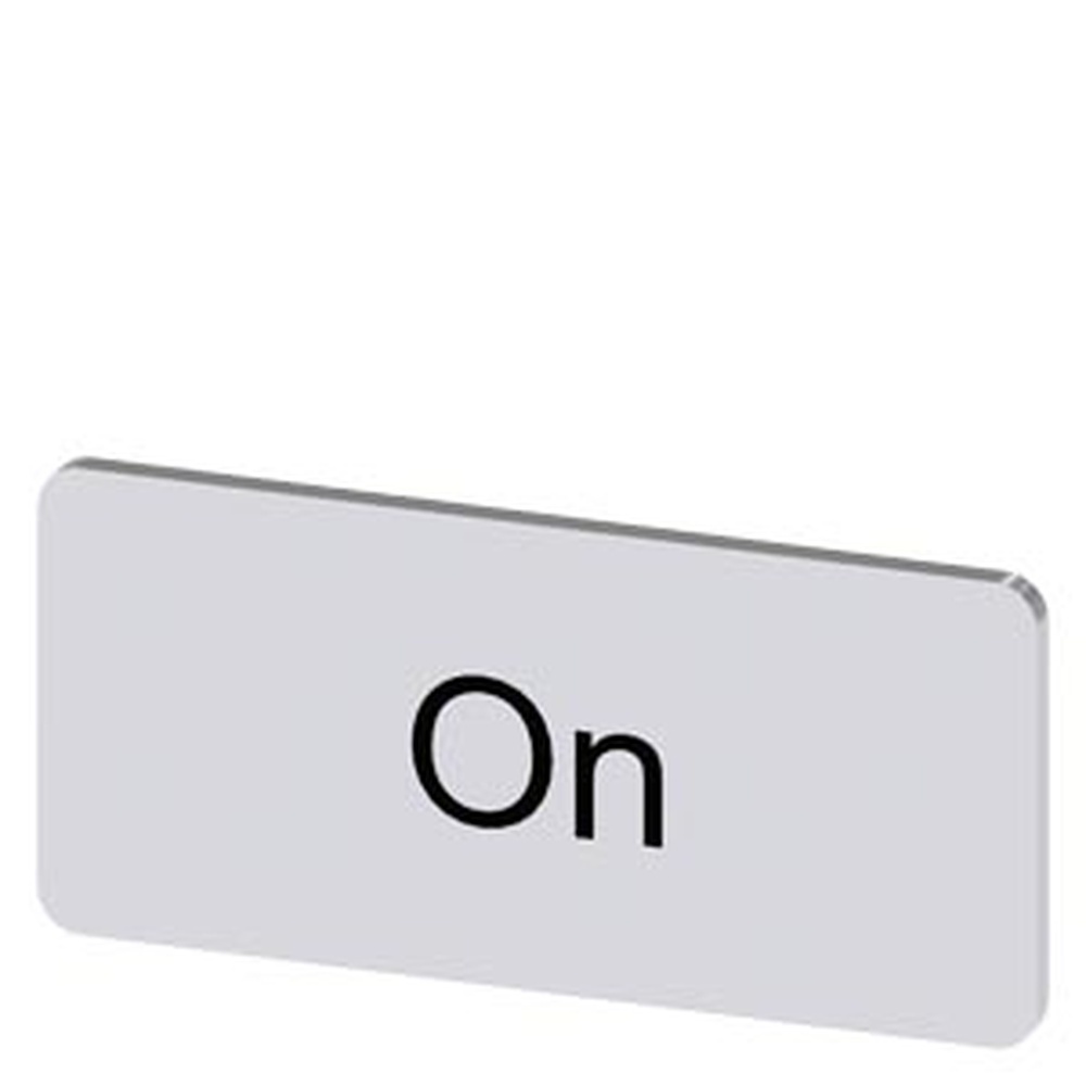 Siemens Bezeichnungsschild 3SU1900-0AC81-0DJ0