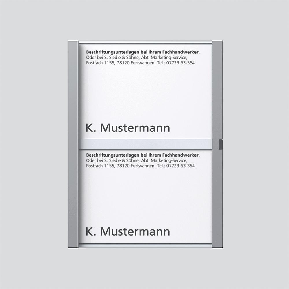 Siedle Namensschild 200029788-00 Typ TM 612-2/BTM 650-02 SM