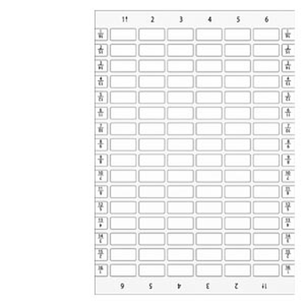 Siemens Bezeichnungsschilder 3SU1900-0BJ61-0AA0