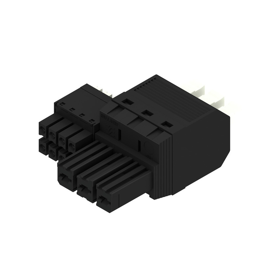 Weidmüller Hybridsteckverbinder 2549420000 Typ BVFL 7.62HP/03/180 BCF/08R SN BK BX