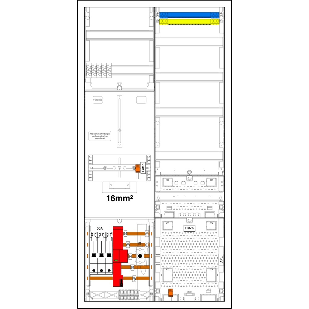 f-tronic Sammelschienenklemmen 7190210 Typ 3HZ721APZRFZ50D01Ü16