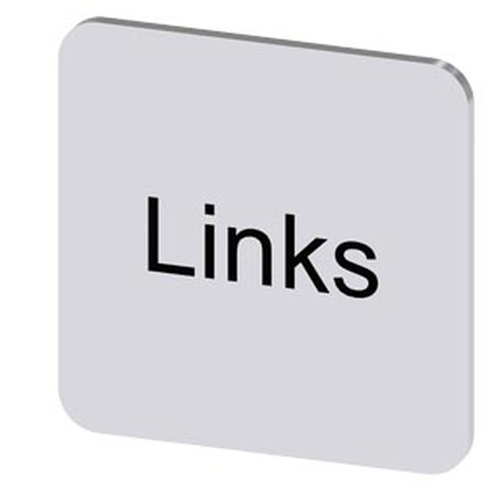 Siemens Bezeichnungsschild 3SU1900-0AF81-0AJ0