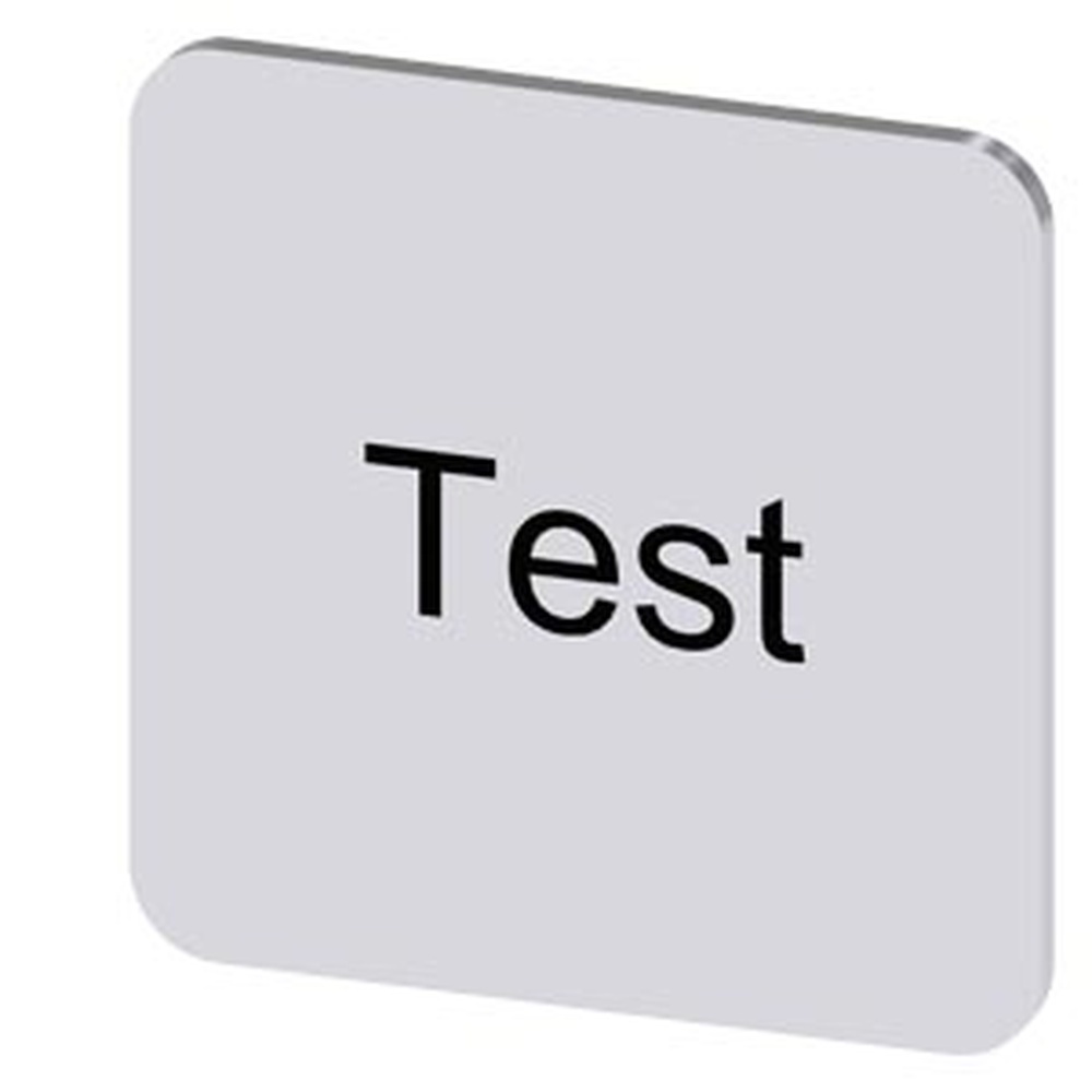 Siemens Bezeichnungsschild 3SU1900-0AF81-0DV0