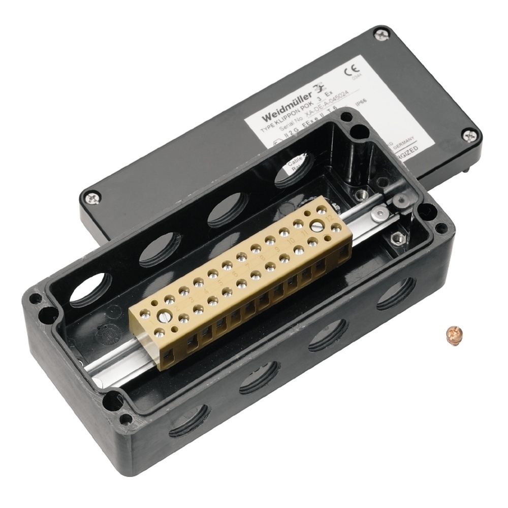 Weidmüller Ex Kunststoffgehäuse 8000004226 Typ KLIPPON POK3 M20BCSS EX