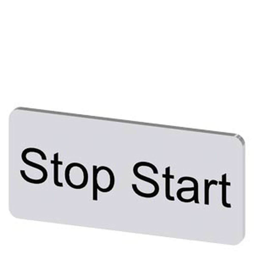 Siemens Bezeichnungsschild 3SU1900-0AC81-0DC0