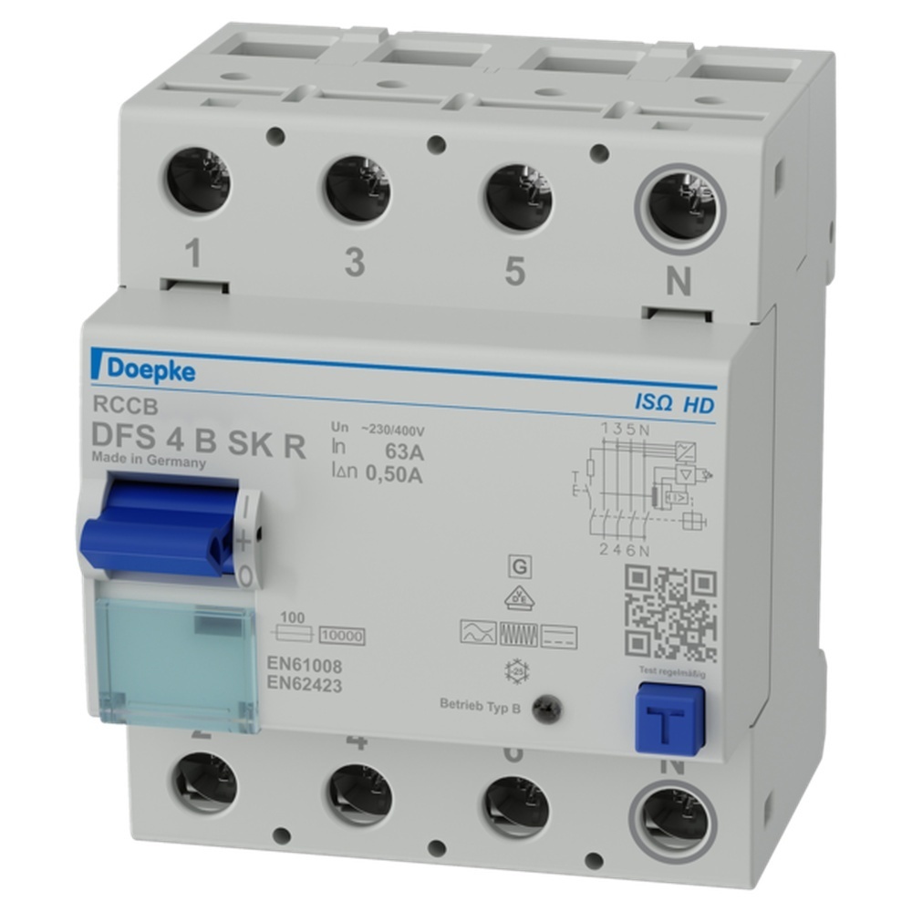 Doepke FI Schutzschalter 09147849HD Typ DFS4 063-4/0,50-B SK R ISO HD