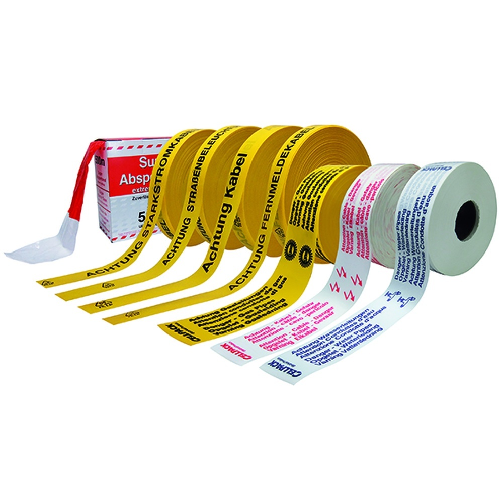 Cellpack Trassenwarnband 145865 Typ No. 26 Warnband/40mmx250m/STARKSTROMKABEL